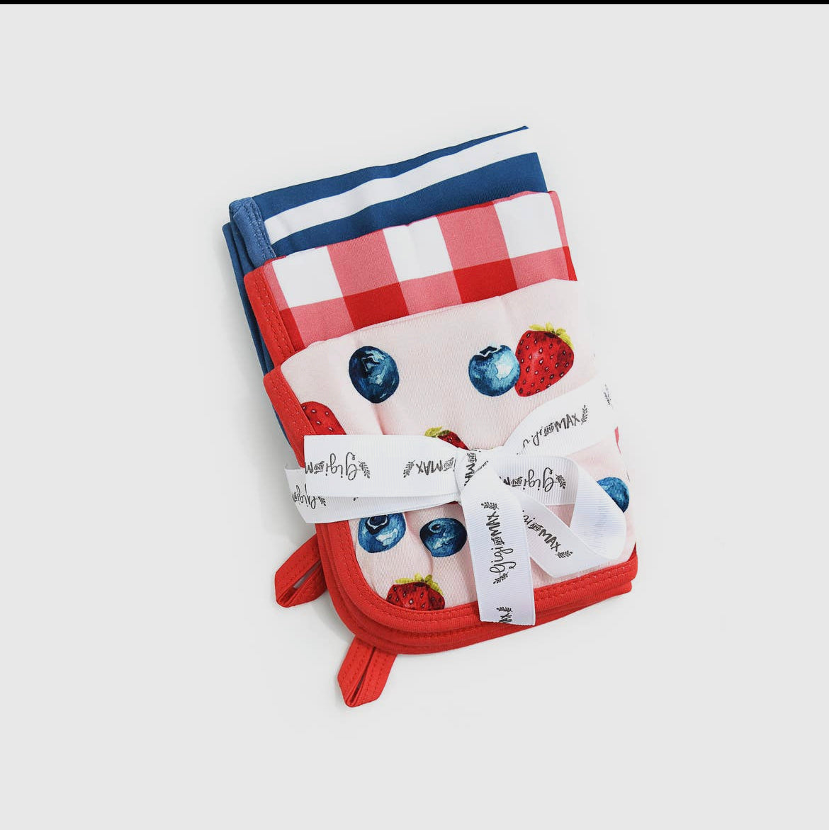 Rosie Berries Wash Cloth Set by Gigi & Max