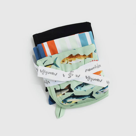 Tommy Wash Cloth Set by Gigi & Max