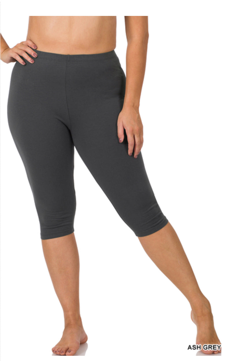 Capri Plus Leggings (13 colors)