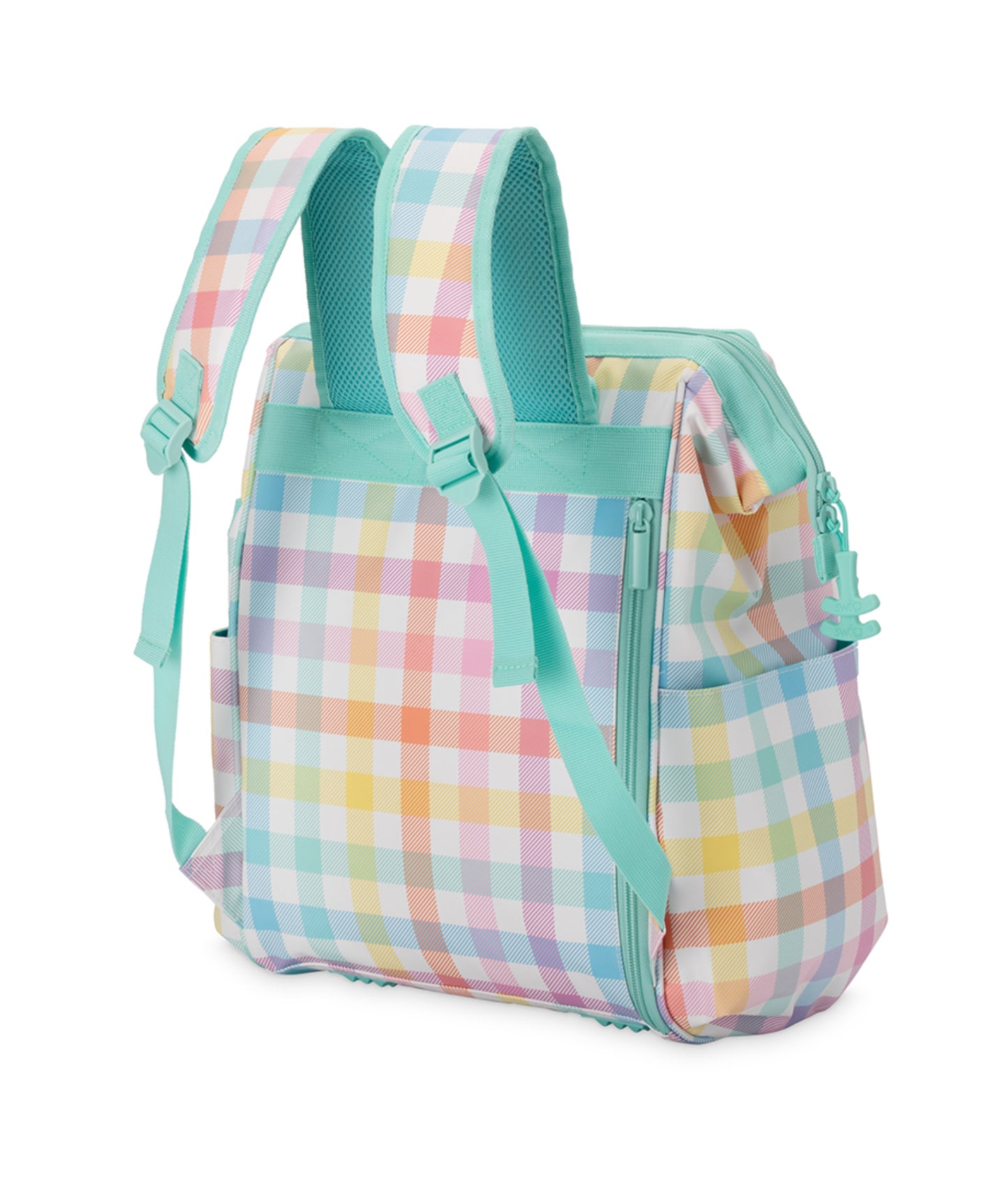 Pretty in Plaid Backpack Cooler